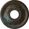 Ekena Millwork Palmetto Ceiling Medallion (Canopies up to 4 7/8"), 12 1/8"OD x 3 1/2"ID x 1"P, Bronze Blue Patina CM12PMBBS - alternate 1